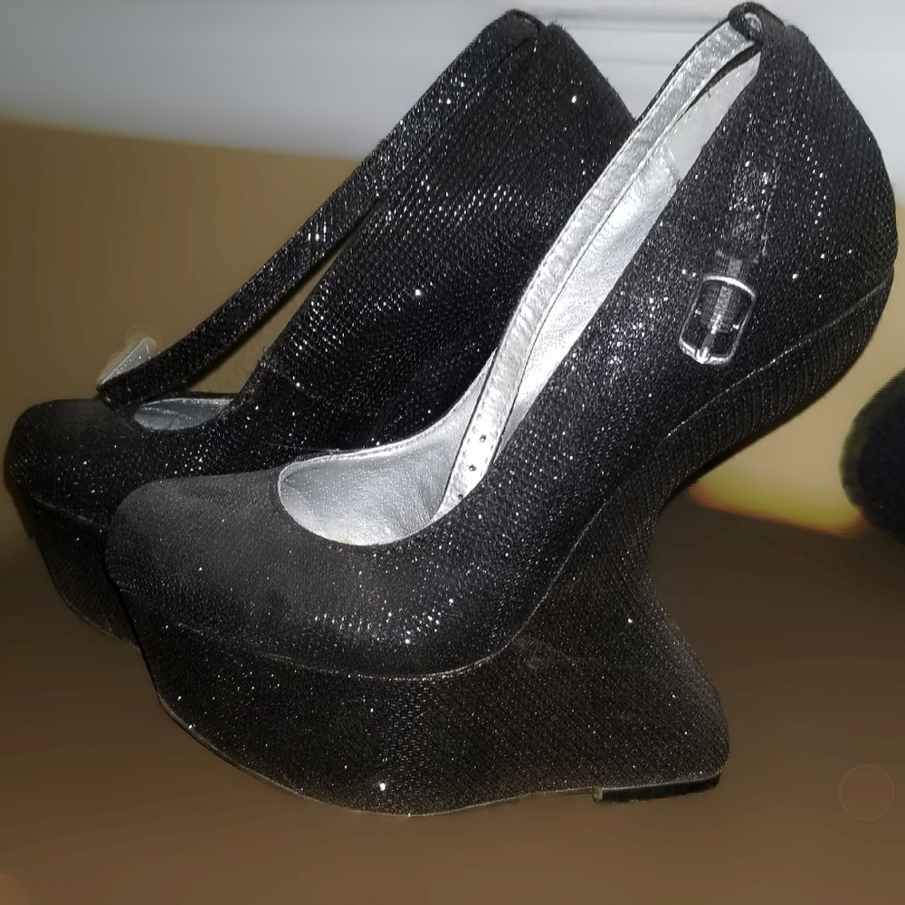 Black high heels